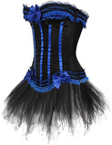 Corset Dress Bustier Corset Top and Steampunk Skirt Burlesque for Women Halloween Costume