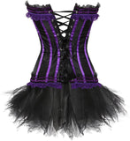 Corset Dress Bustier Corset Top and Steampunk Skirt Burlesque for Women Halloween Costume