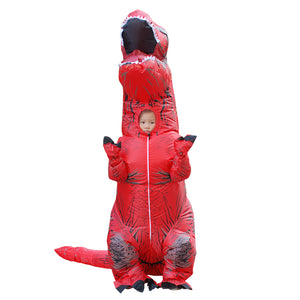 Kids Halloween Dinosaur Costume, Inflatable T-Rex Dinosaur Costume