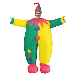 Inflatable Clown Costume Suits Fancy Cosplay Fat Suit for Adults