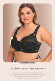 Women Full-Freedom Comfort Front Closure Bra Wireless with Hook and Eye