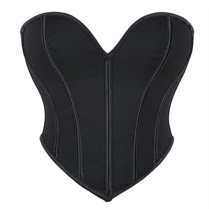 Womens Corset Tops Renaissance Boned Overbust Body Shaper Waist Cincher Bustier