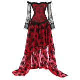 Cheap Women's Gothic Vintage Victorian Ball Gown Corset Dress-Hiipps